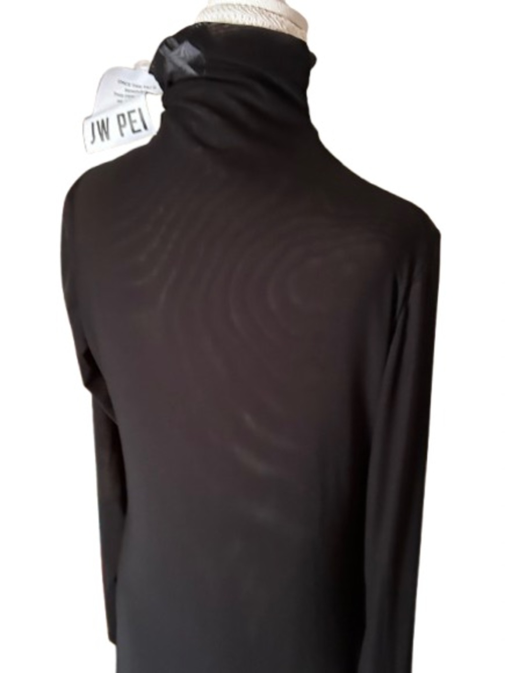 NWT Mesh Sheer JW PEI Dress Size 10 Medium Large Maxi Modern New Black Designer - Picture 11 of 16